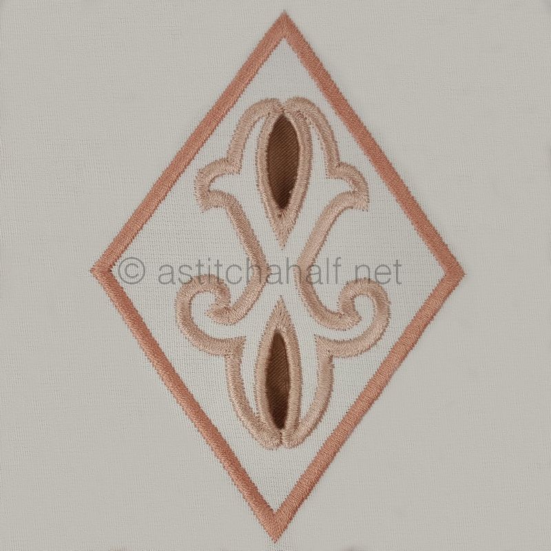 Richelieu Cutwork Monogram X