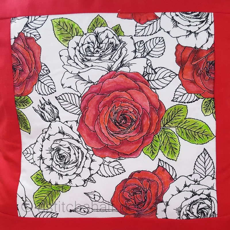 Seamless Dream of Roses Quilt Set