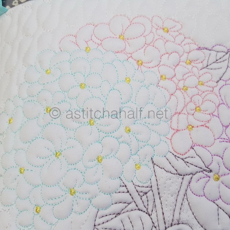 Gentle Blooming Hydrangea Cross Body Bag