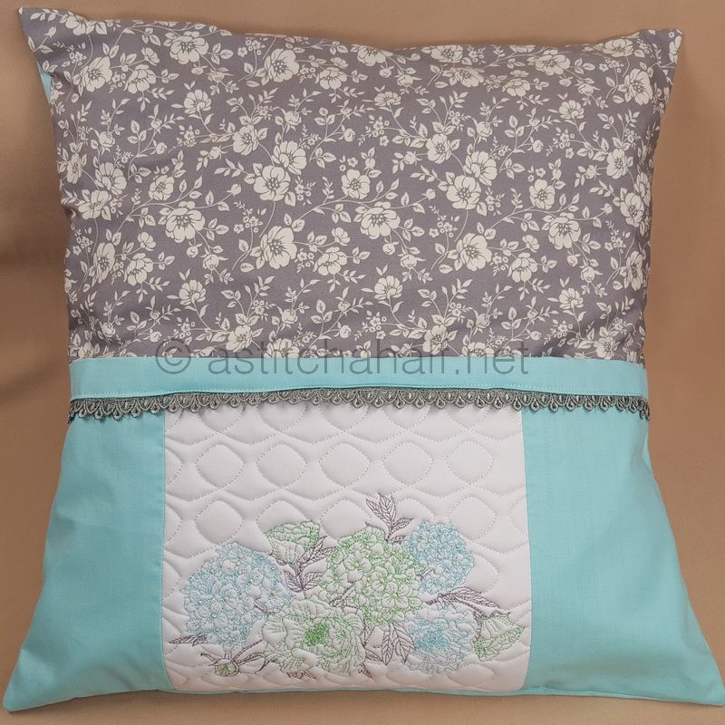 Gentle Blooming Hydrangea Reading Pillow and Eyeglass Case