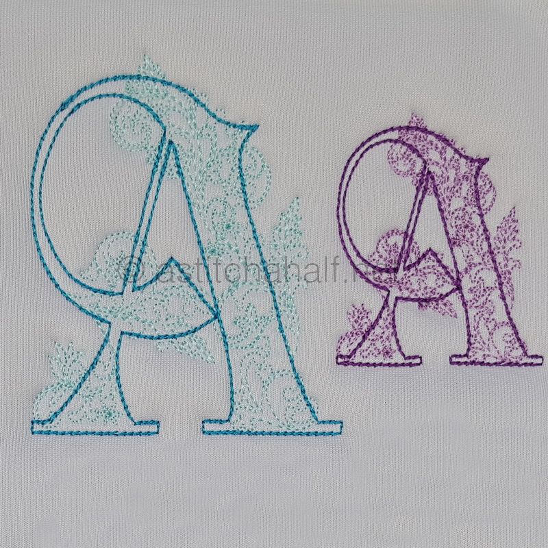 Floraison Monogram Letter A