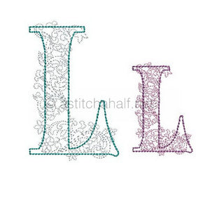 Floraison Monogram Letter L