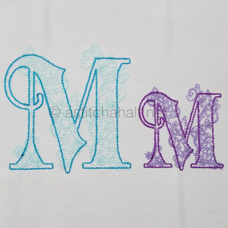 Floraison Monogram Letter M