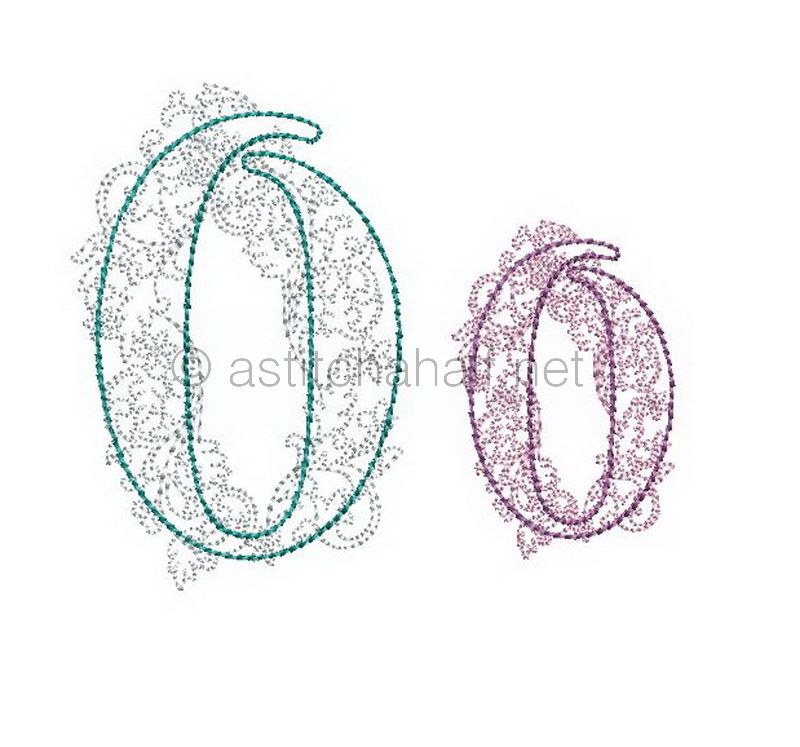 Floraison Monogram Letter O