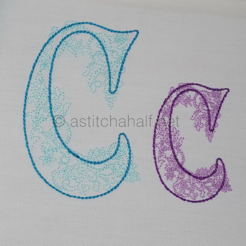 Floraison Monogram Letter C