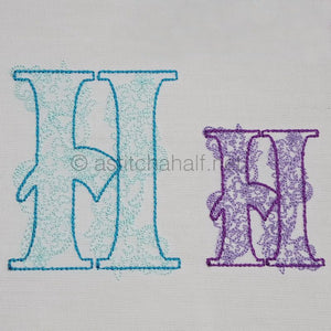 Floraison Monogram Letter H