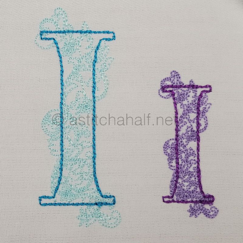 Floraison Monogram Letter I