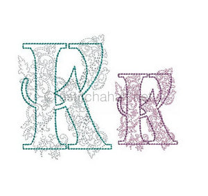 Floraison Monogram Letter K