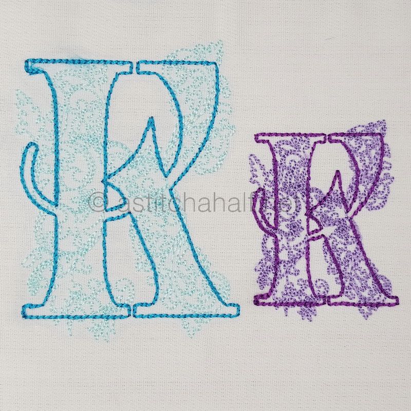 Floraison Monogram Letter K