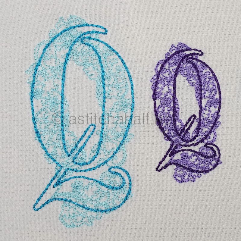 Floraison Monogram Letter Q