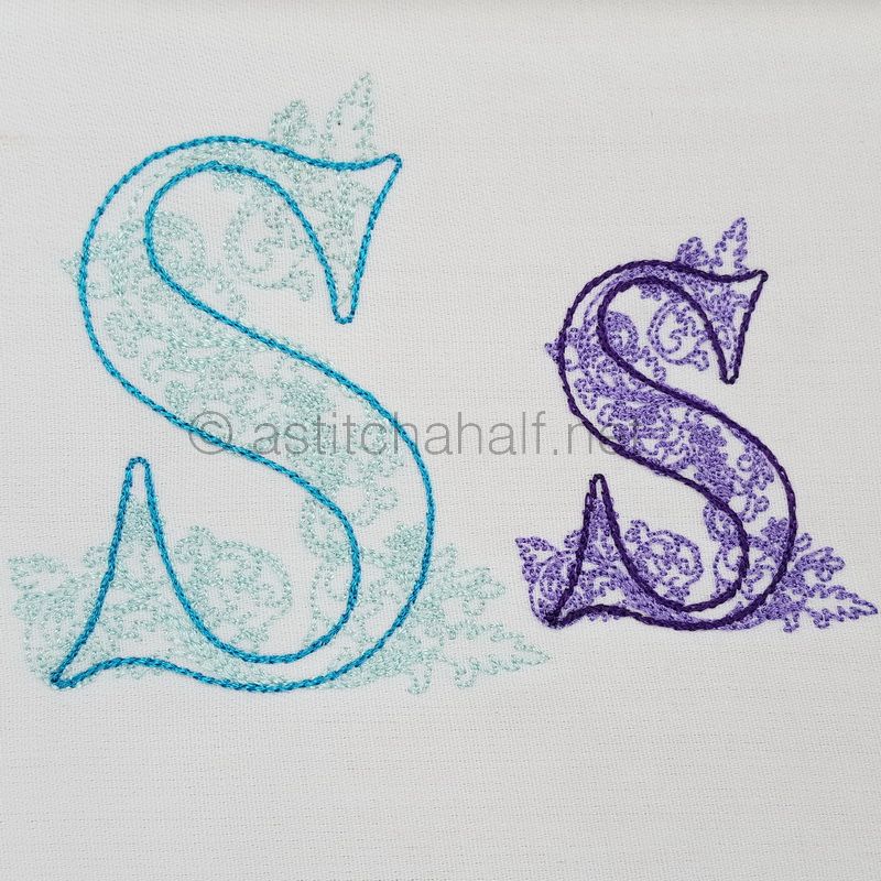 Floraison Monogram Letter S