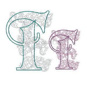 Floraison Monogram Letter T