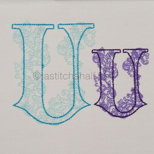 Floraison Monogram Letter U