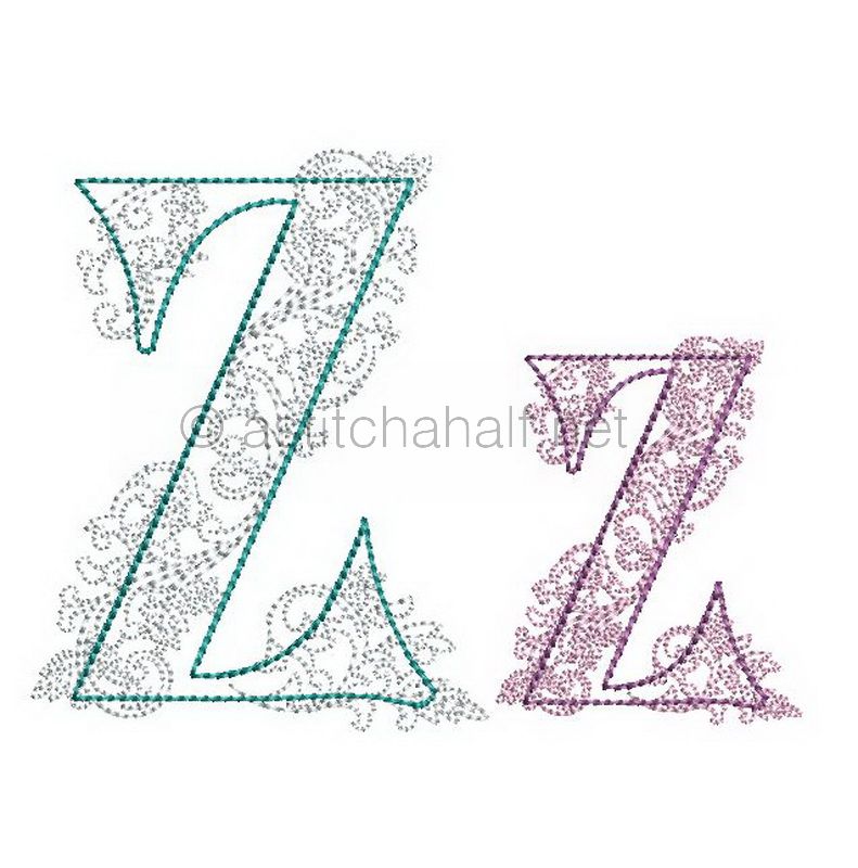 Floraison Monogram Letter Z