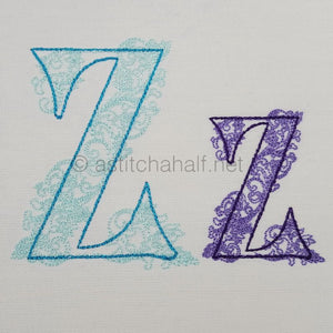 Floraison Monogram Letter Z