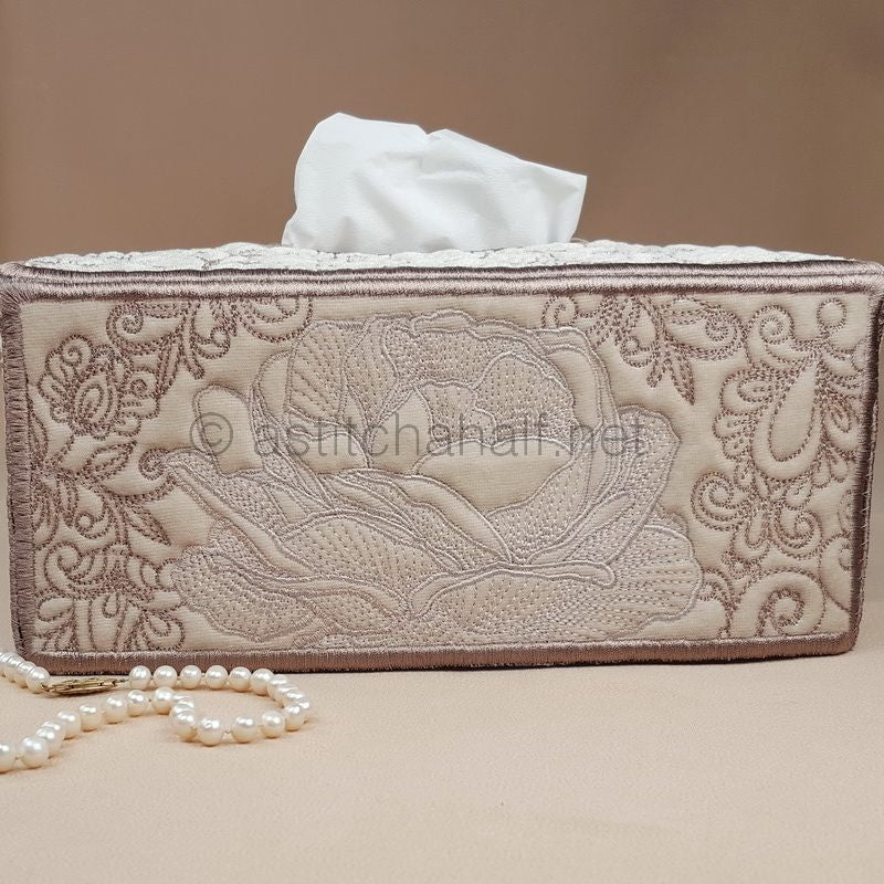La Bella Rosa Tissue Box Cover
