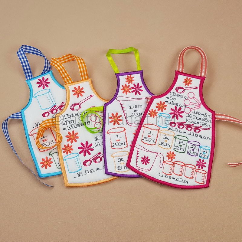 Mini Apron Kitchen Helpers Combo - aStitch aHalf