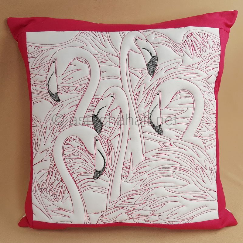 Flamingo Festival Seamless Quilt Combo - aStitch aHalf