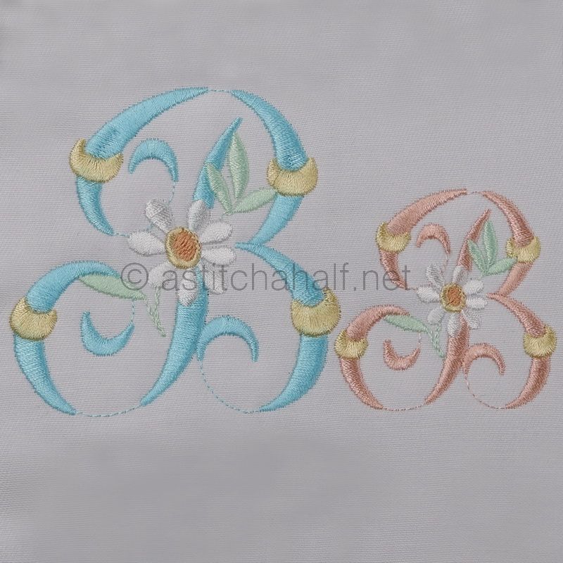 Summer Dance Monogram Letter B