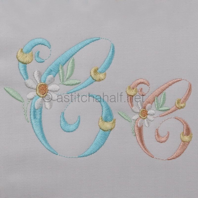 Summer Dance Monogram Letter C