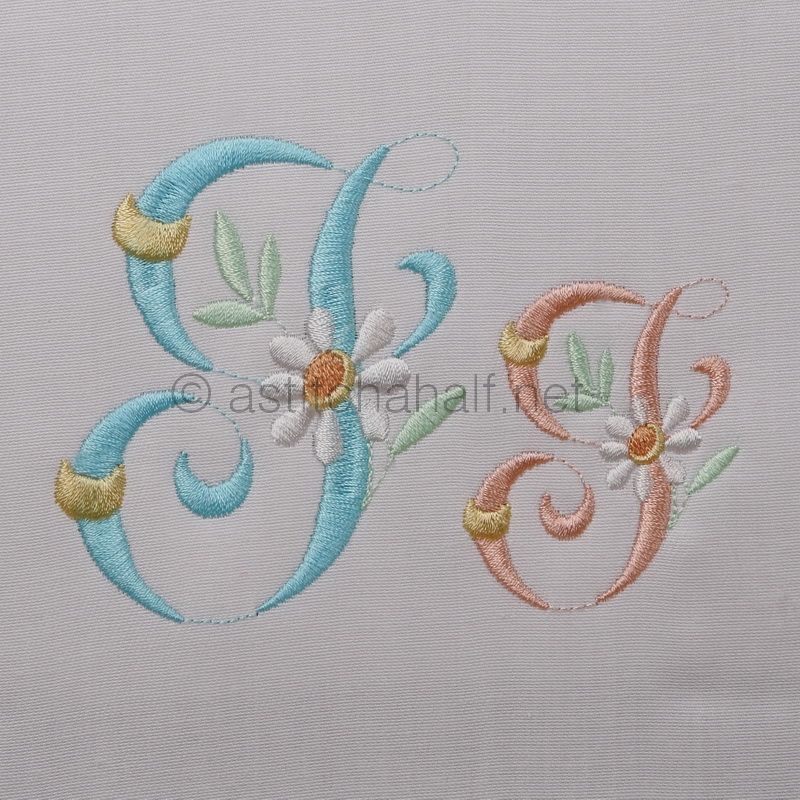 Summer Dance Monogram Letter I