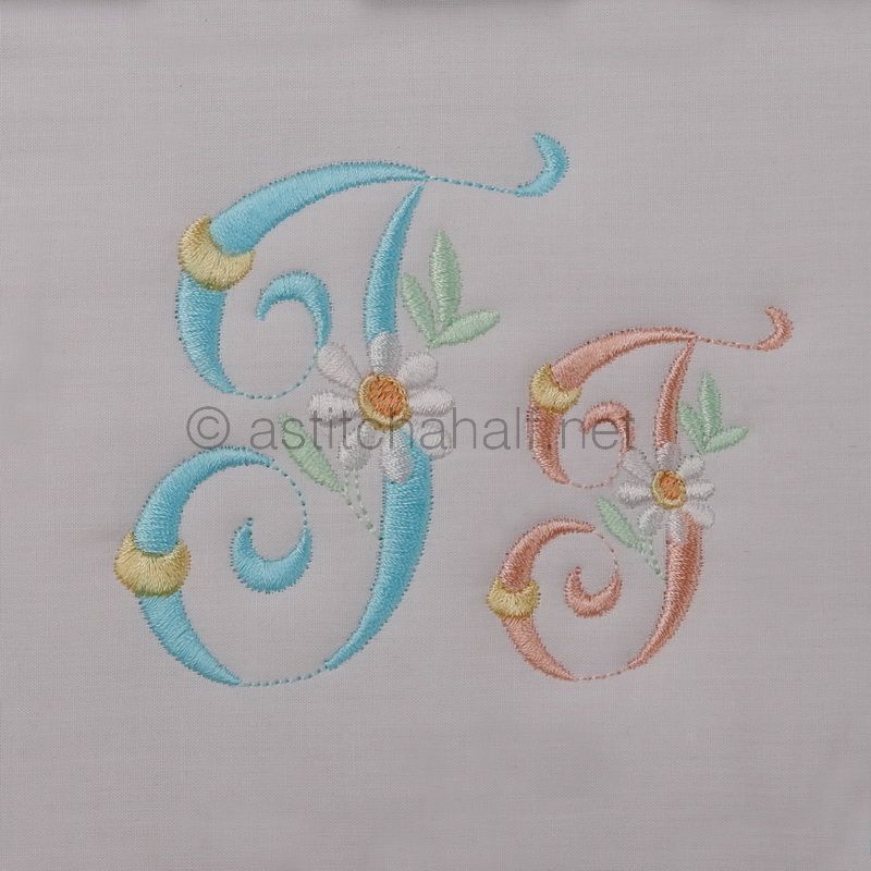 Summer Dance Monogram Letter J