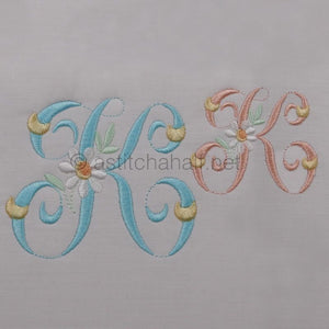 Summer Dance Monogram Letter K