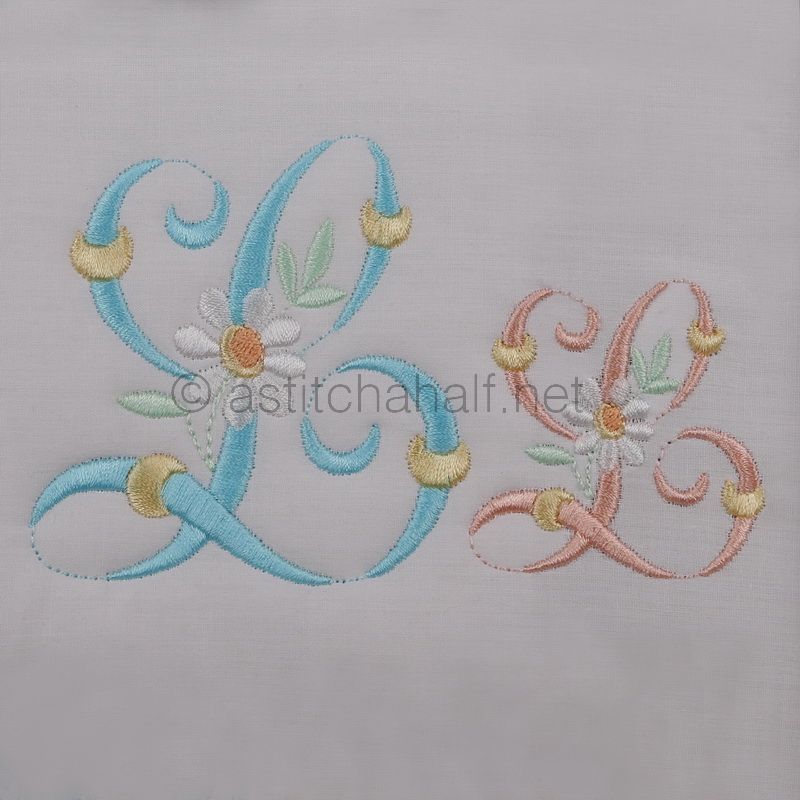 Summer Dance Monogram Letter L