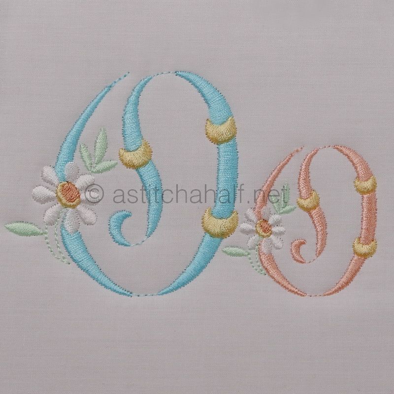 Summer Dance Monogram Letter O