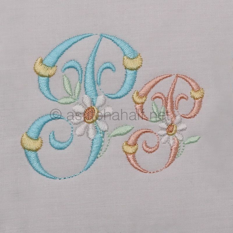 Summer Dance Monogram Letter P
