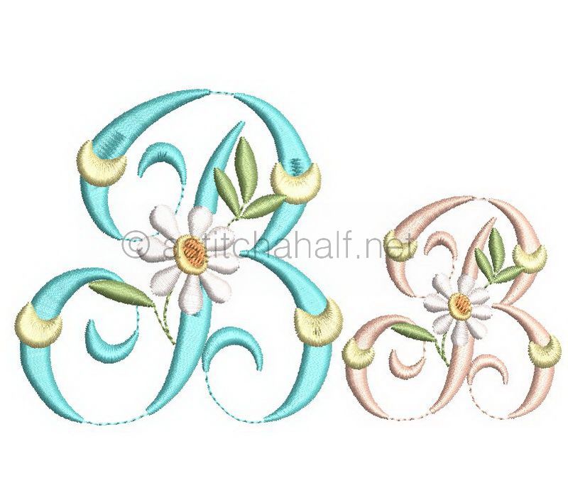 Summer Dance Monogram Letter B