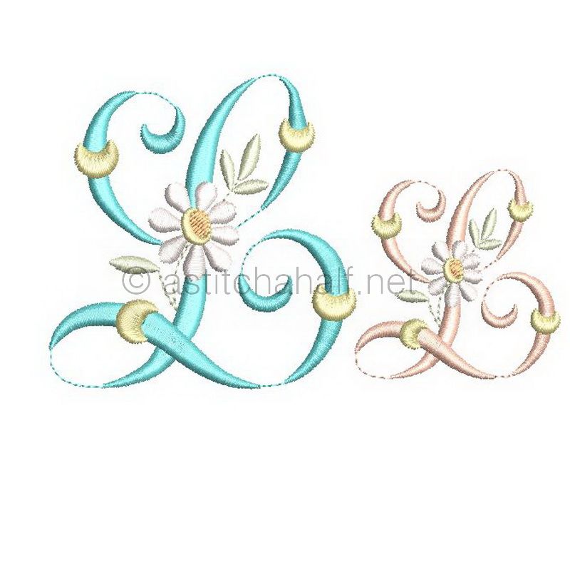 Summer Dance Monogram Letter L