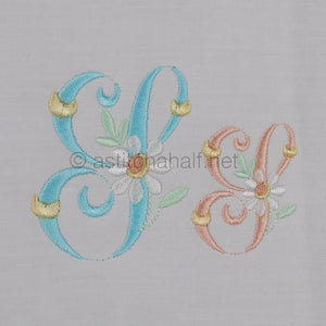 Summer Dance Monogram Letter S