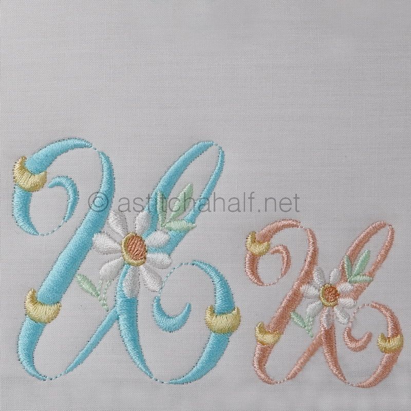 Summer Dance Monogram Letter U