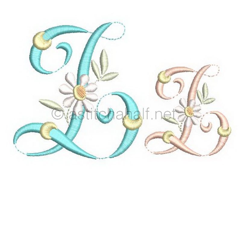 Summer Dance Monogram Letter Z