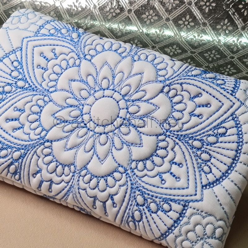 Tears on my Pillow ITH Zipper Purse