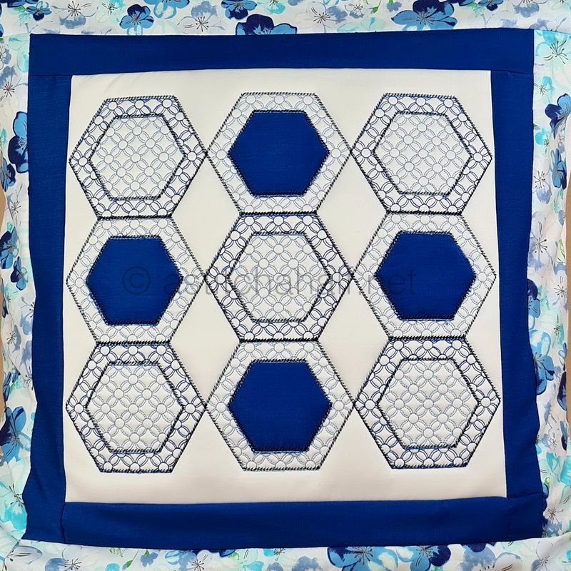 Hooray 4 Hexie Pillow Quilt Combo