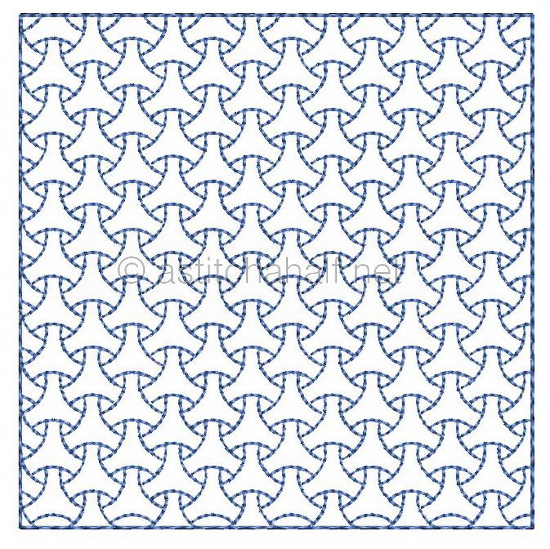 Hooray 4 Hexies 2 - aStitch aHalf