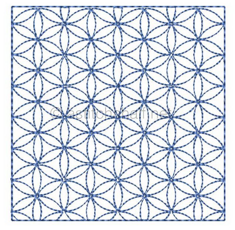 Hooray 4 Hexies 3 - aStitch aHalf