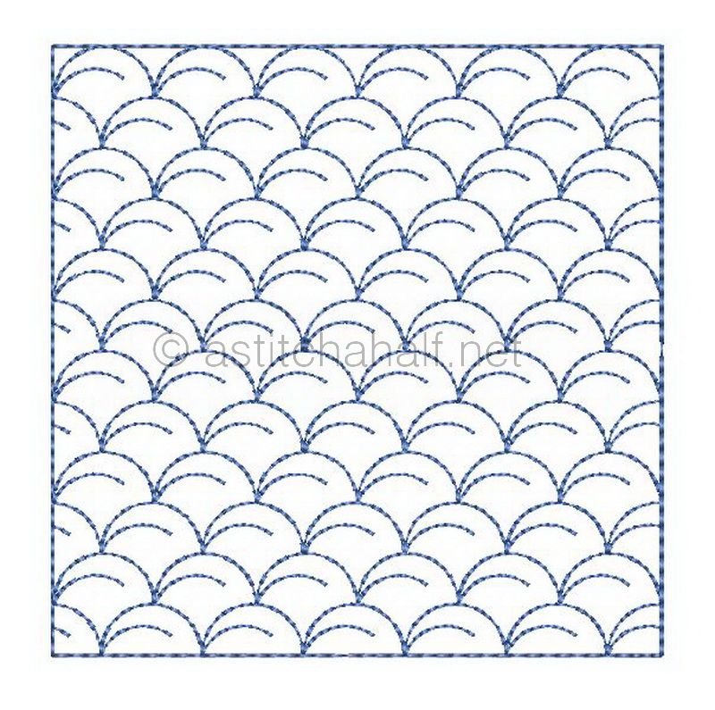 Hooray 4 Hexies 5 - aStitch aHalf