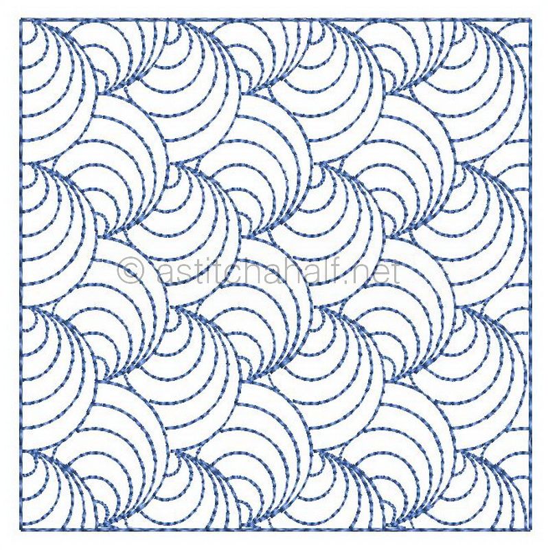 Hooray 4 Hexies 7 - aStitch aHalf