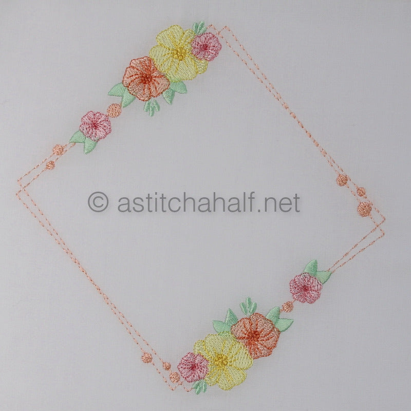 Honey Kisses Frame - aStitch aHalf