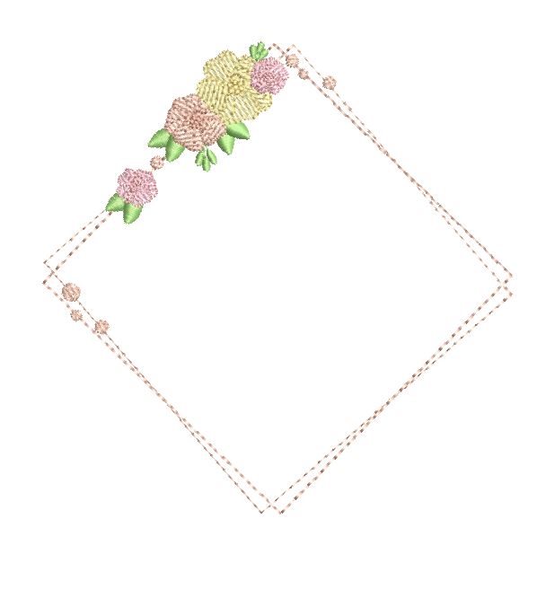 Honey Kisses Frame - aStitch aHalf