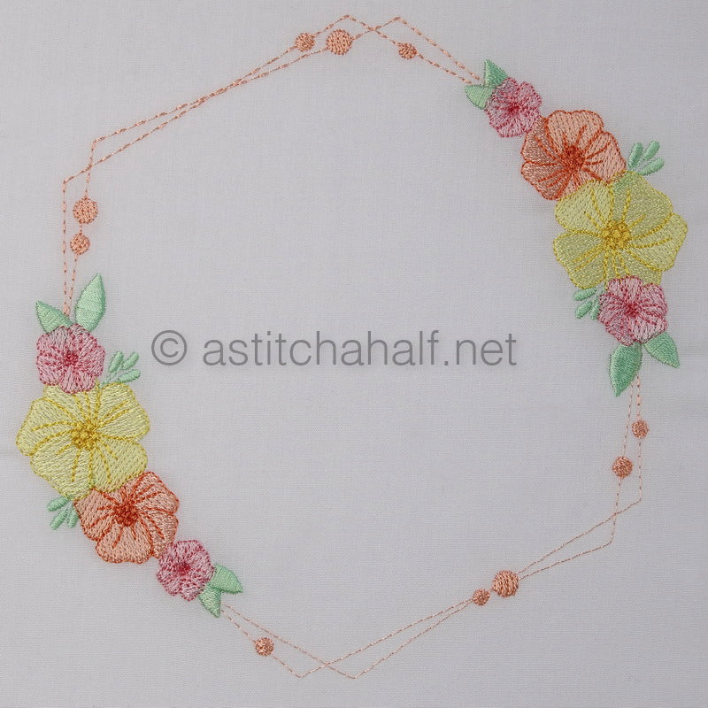 Honey Kisses Geometric - aStitch aHalf