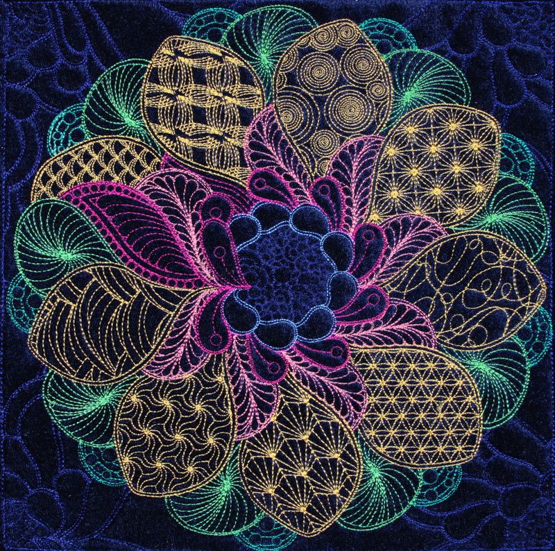 Gardens of Jupiter Seamless Quilt Combo