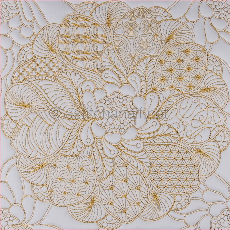 Gardens of Jupiter Seamless Quilt Combo