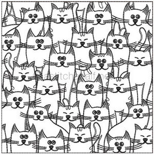Cats Unlimited Seamless Quilt Combo - aStitch aHalf