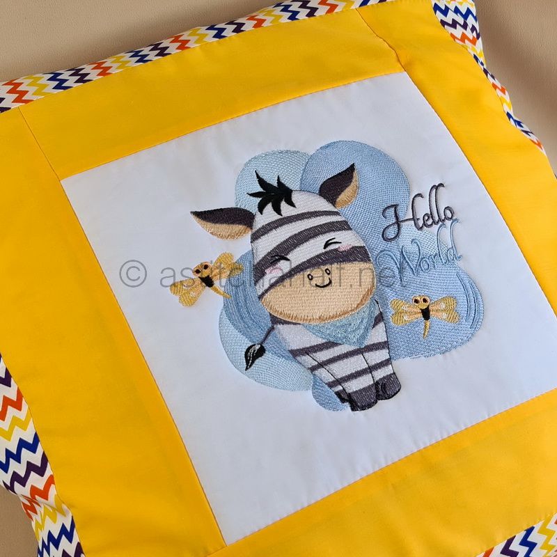 Baby Zebra Quilt Combo - aStitch aHalf