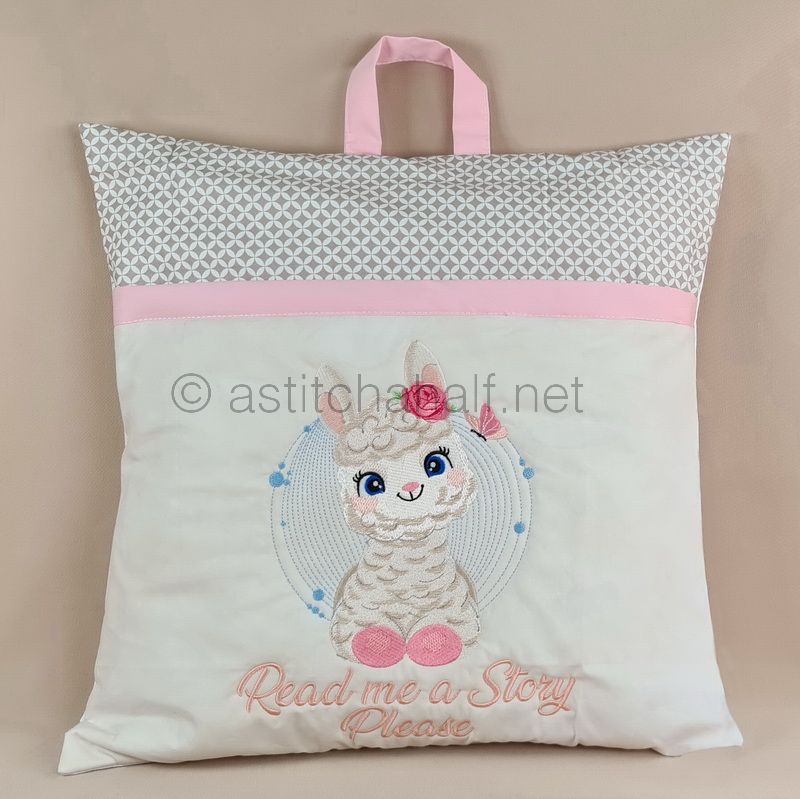 Love Me Llama Reading Pillow Combo
