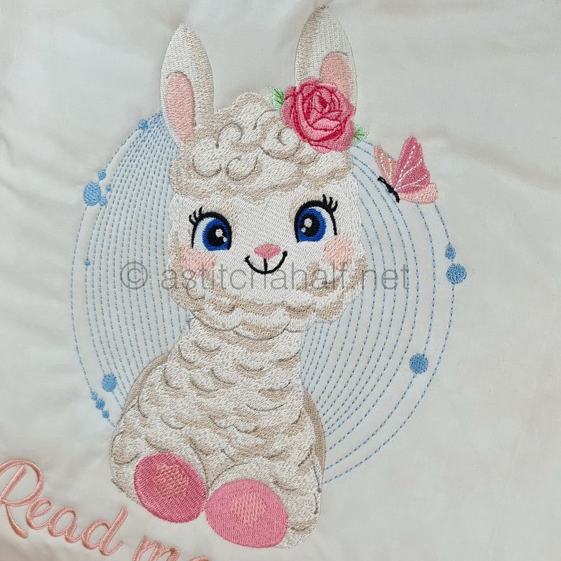 Love Me Llama Reading Pillow Combo